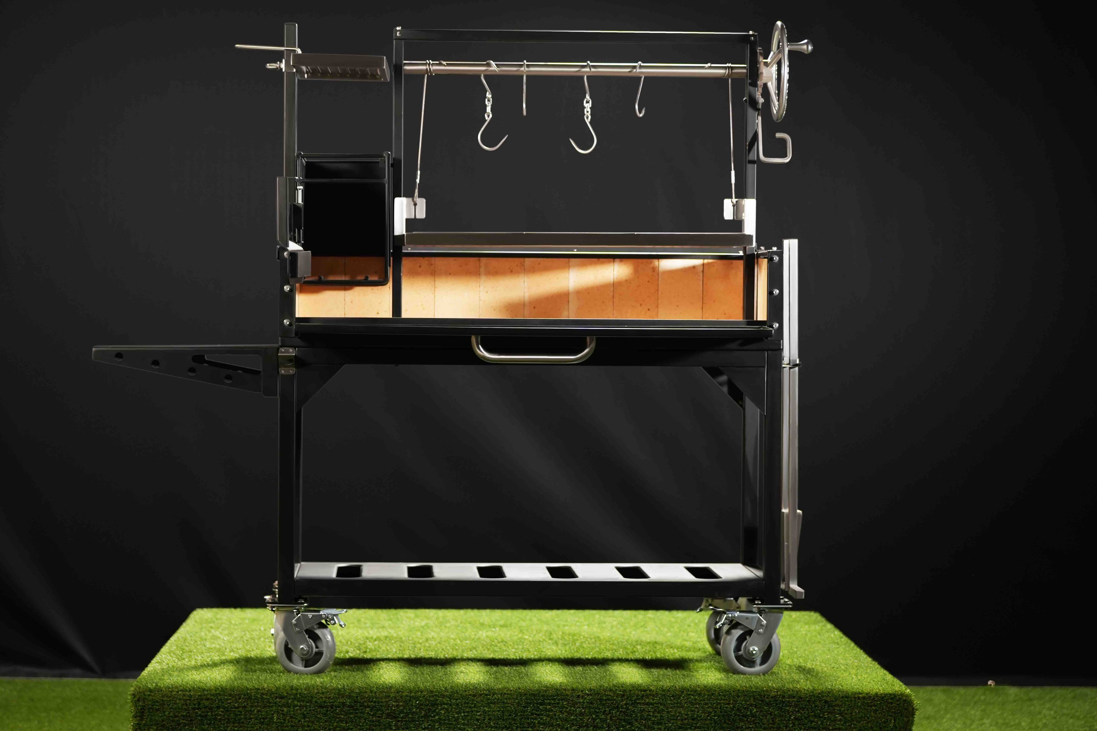 Premium Freestanding Grill Four Cooking Zones Cold-Roll Steel 304 Stainless Steel Tagwood BBQ03SI