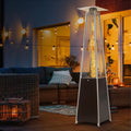 Patio Heater, 48000 BTU Outdoor Pyramid Patio Heater for Outdoor Use, Bronze