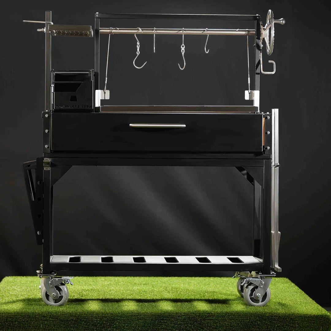 Premium Freestanding Grill Four Cooking Zones Cold-Roll Steel 304 Stainless Steel Tagwood BBQ03SI