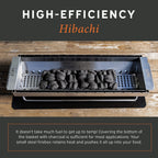 Hibachi Grill Outdoor - Yakitori Grill - Japanese Grill Tabletop Charcoal Gri...