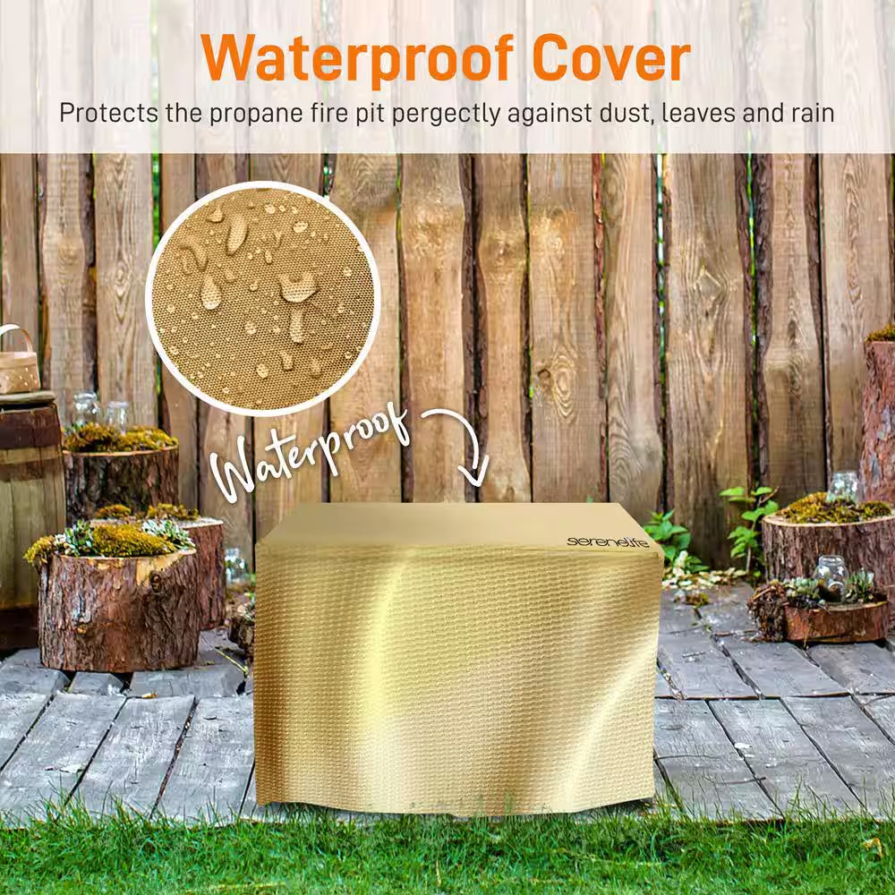 Outdoor Propane Fire Pit Table