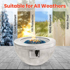 Outdoor Propane Fire Pit Table