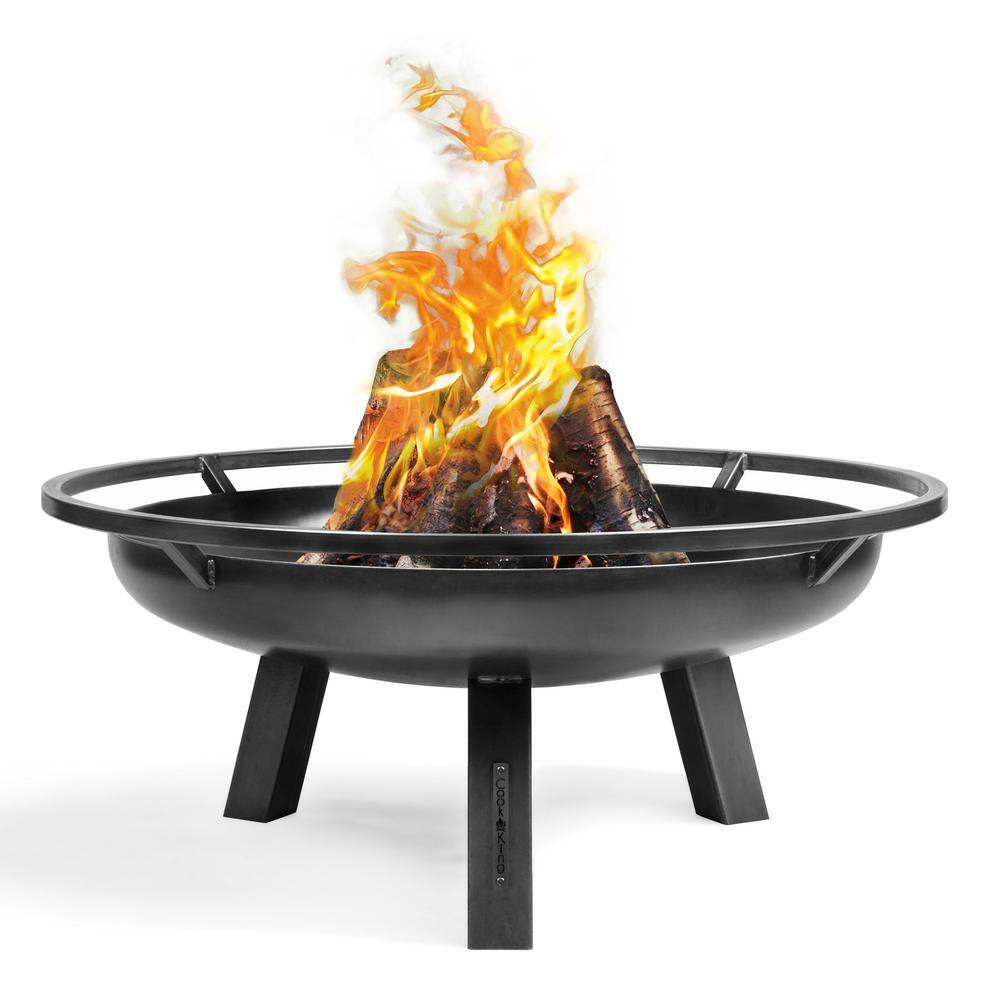 Cook King 111267 Porto Fire Bowl, 31.5 In. Dia, Wood Burning Fire Pit