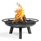 Cook King 111267 Porto Fire Bowl, 31.5 In. Dia, Wood Burning Fire Pit