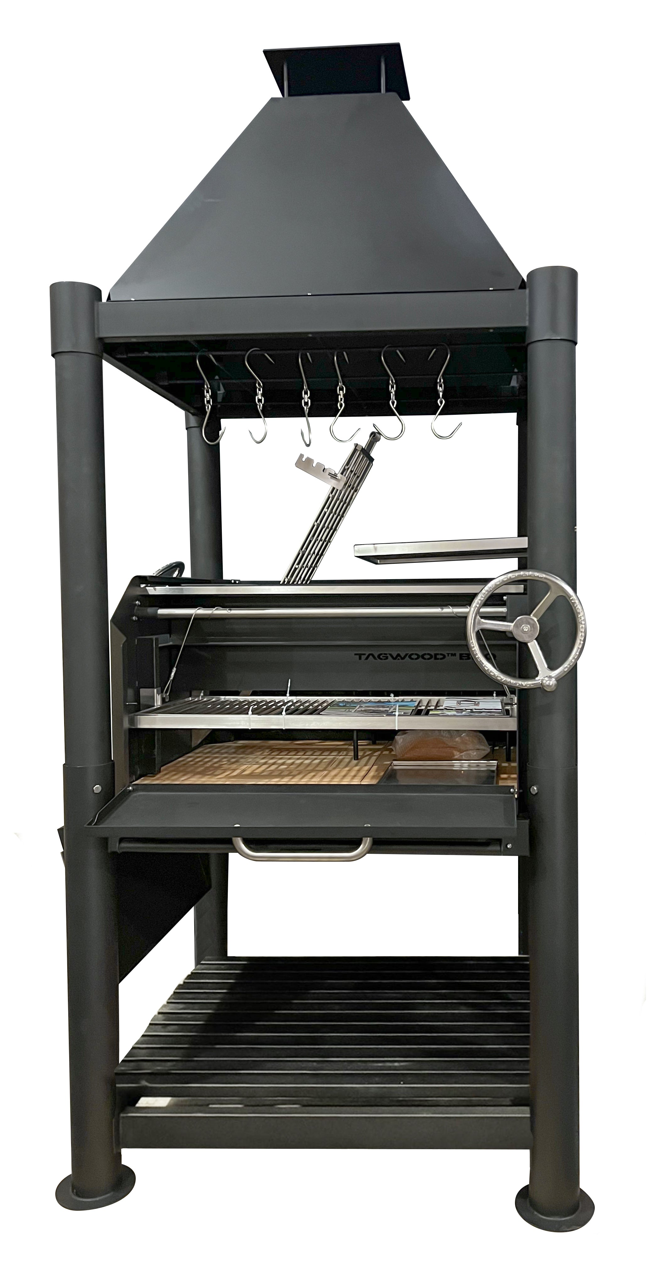 Tagwood BBQ02SIB Freestanding Santa Maria Grill