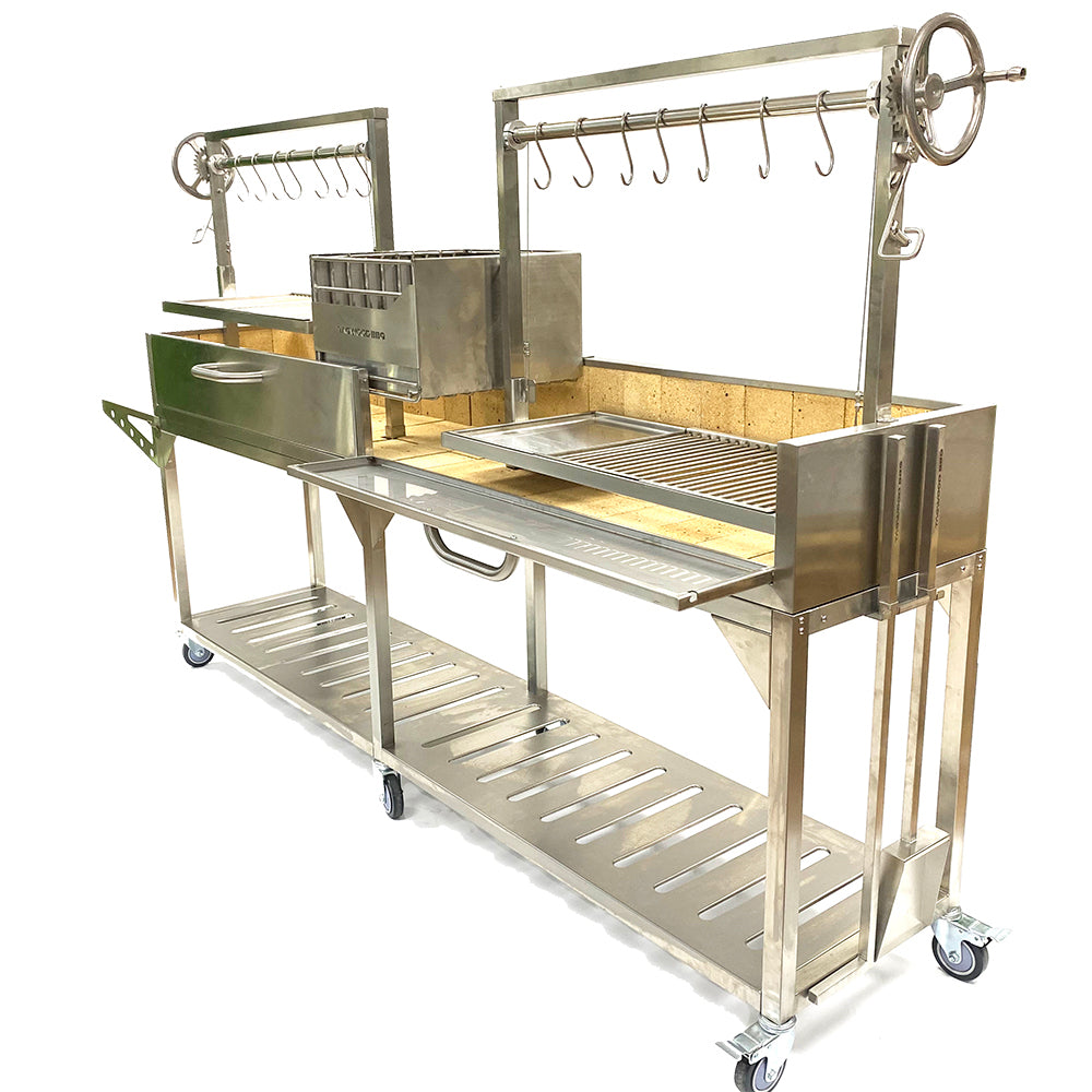 Tagwood BBQ04SS Freestanding Santa Maria Grill