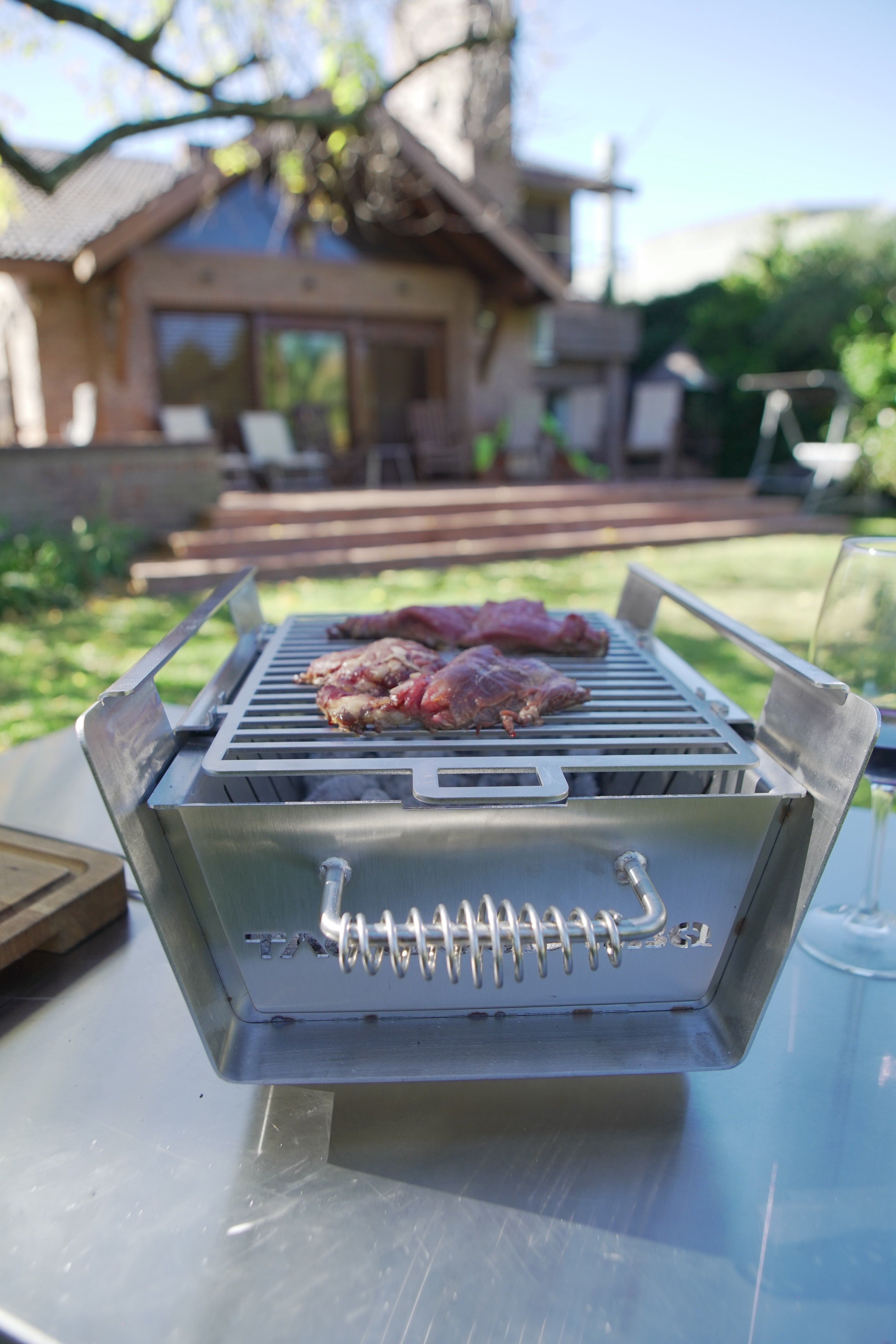 Tagwood BBQ07SS Table Top Warming Brazier