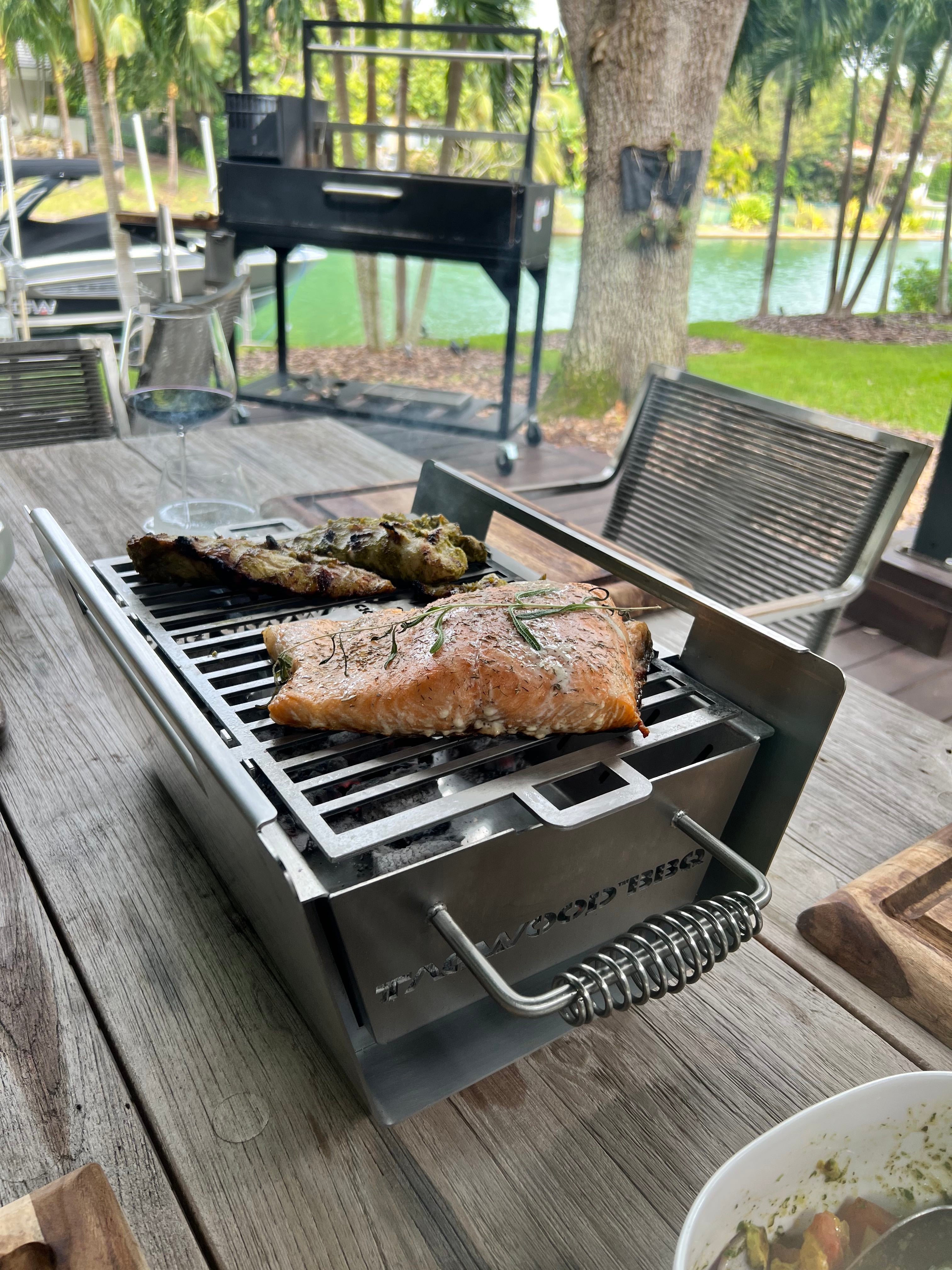 Tagwood BBQ07SS Table Top Warming Brazier