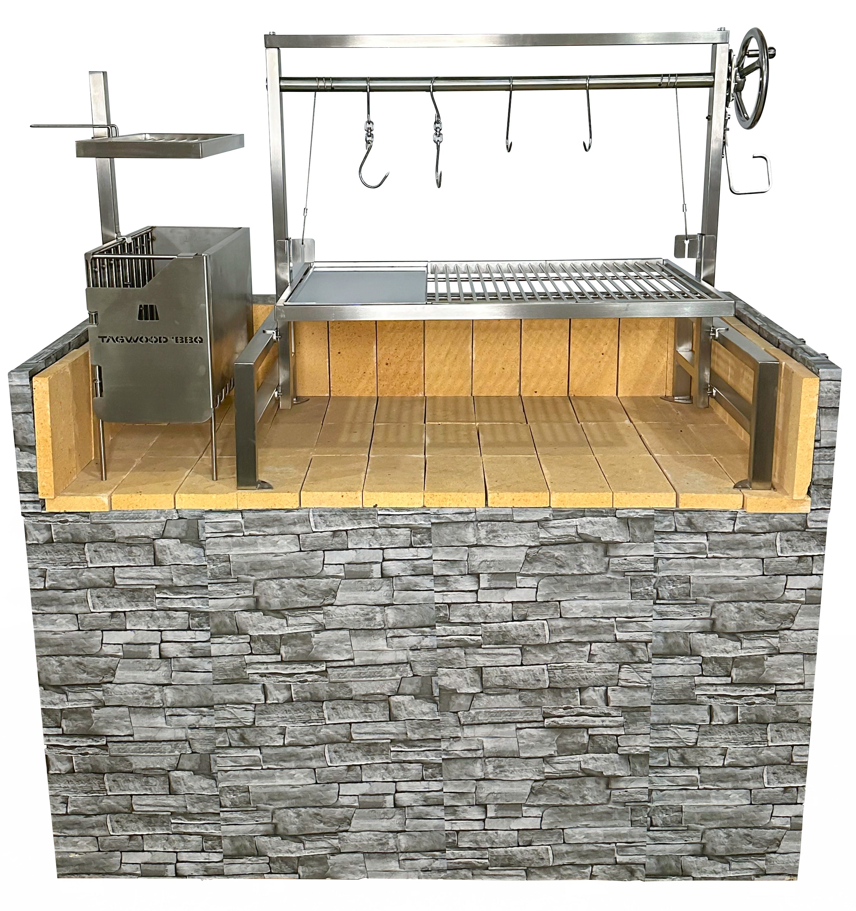 Tagwood BBQ09SS Insert Style Santa Maria Grill