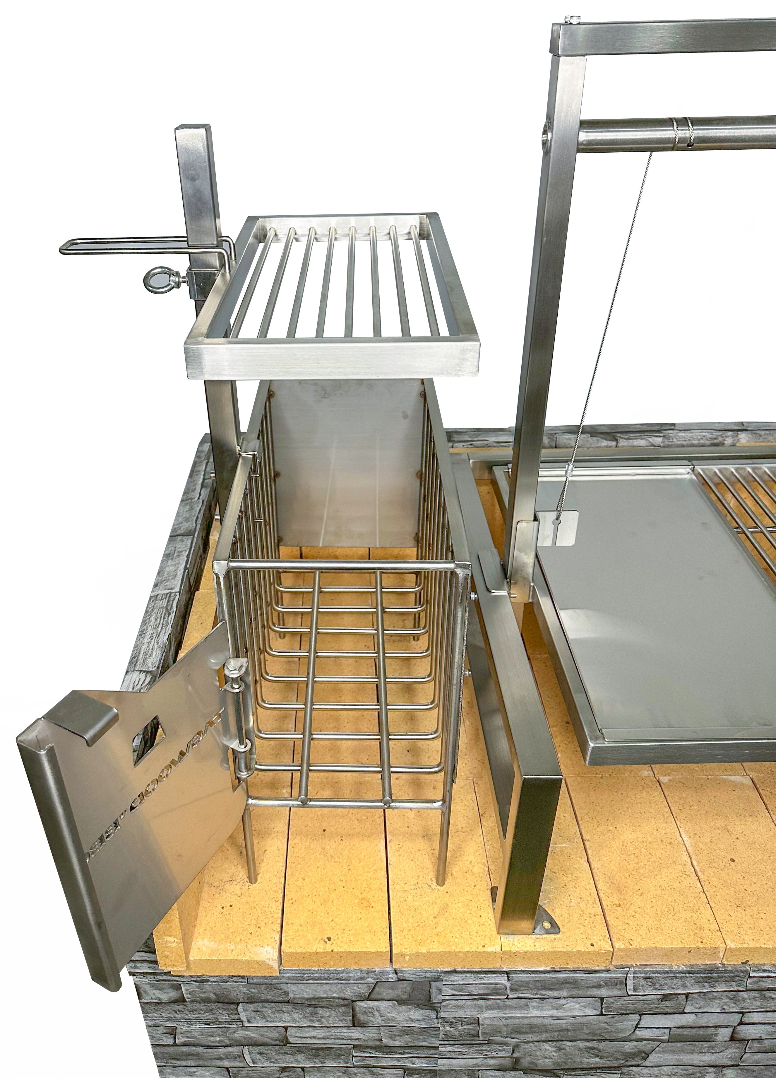 Tagwood BBQ09SS Insert Style Santa Maria Grill