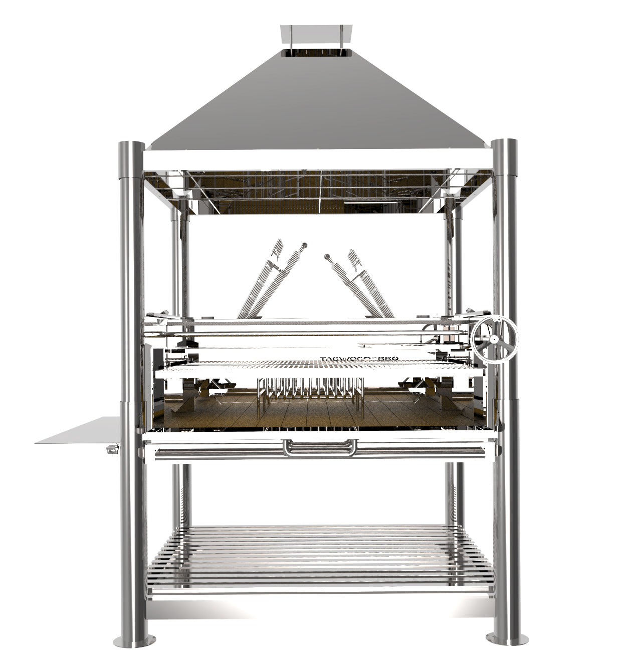 Tagwood BBQ22SS Freestanding Santa Maria Grill