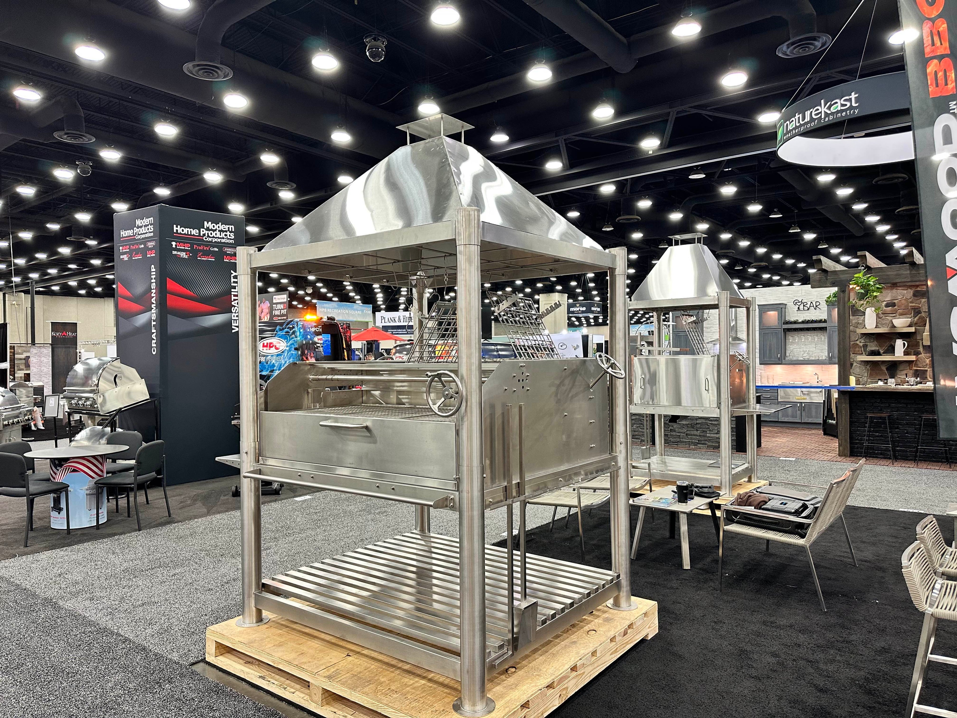 Tagwood BBQ22SS Freestanding Santa Maria Grill