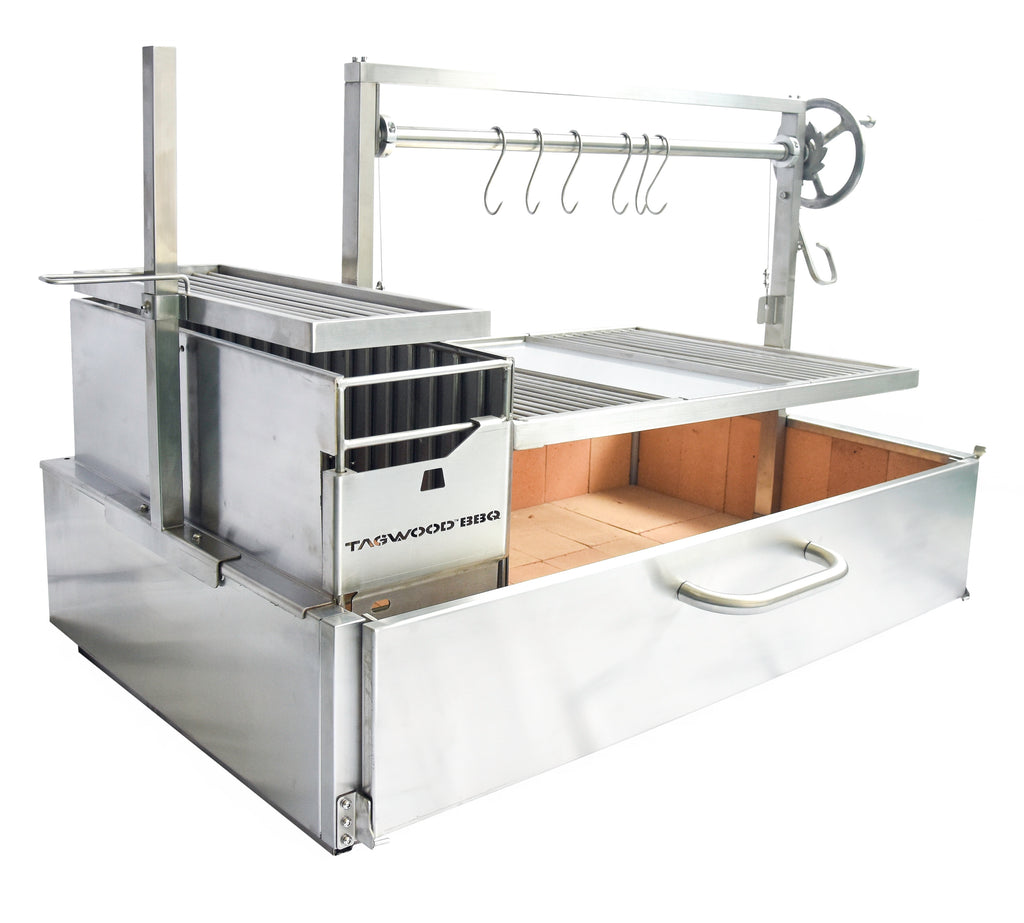 Tagwood BBQ25SS Built-In Santa Maria Grill