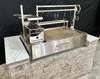 Tagwood BBQ25SS Built-In Santa Maria Grill