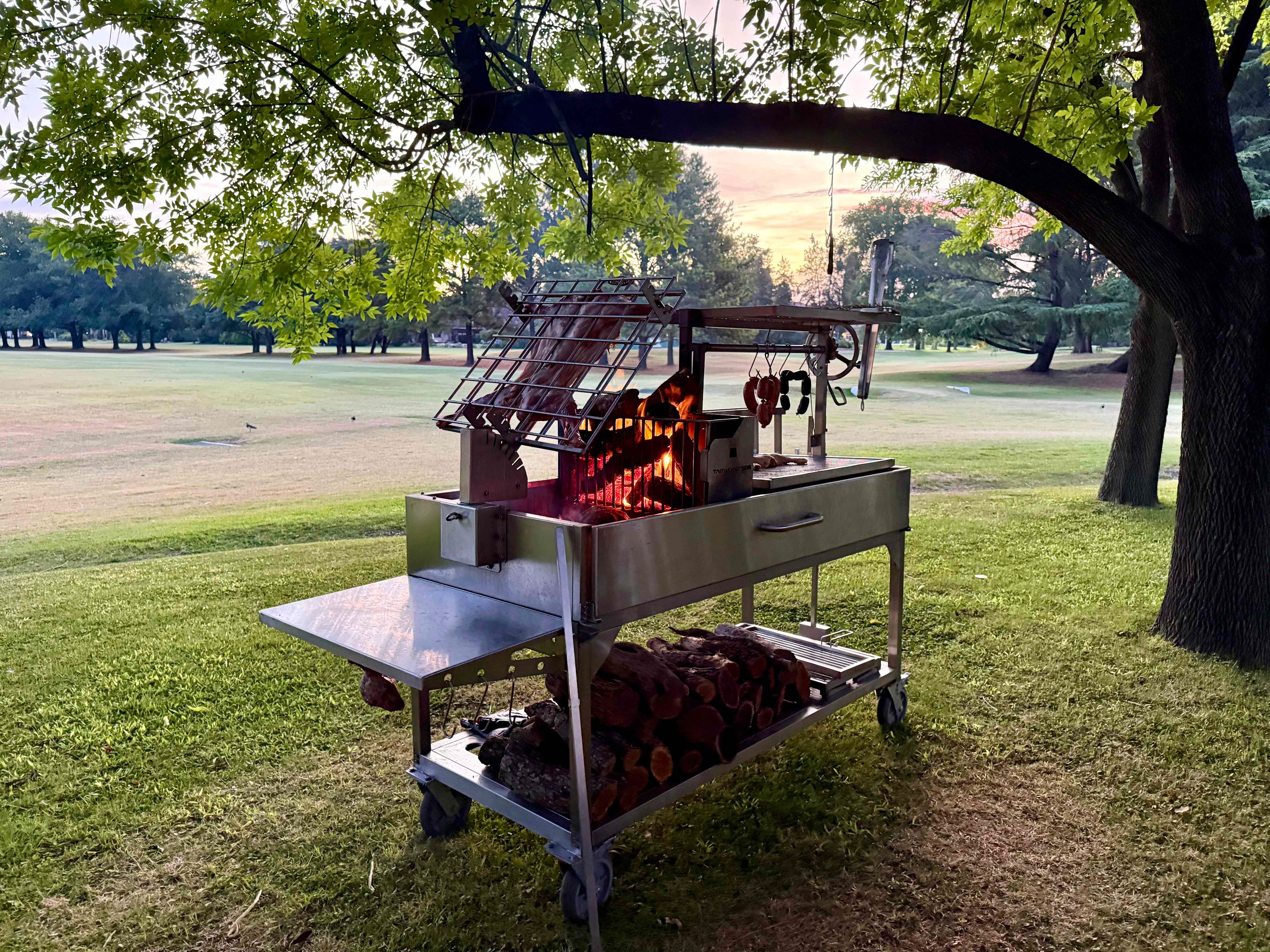 Tagwood BBQ26SS Freestanding Santa Maria Grill