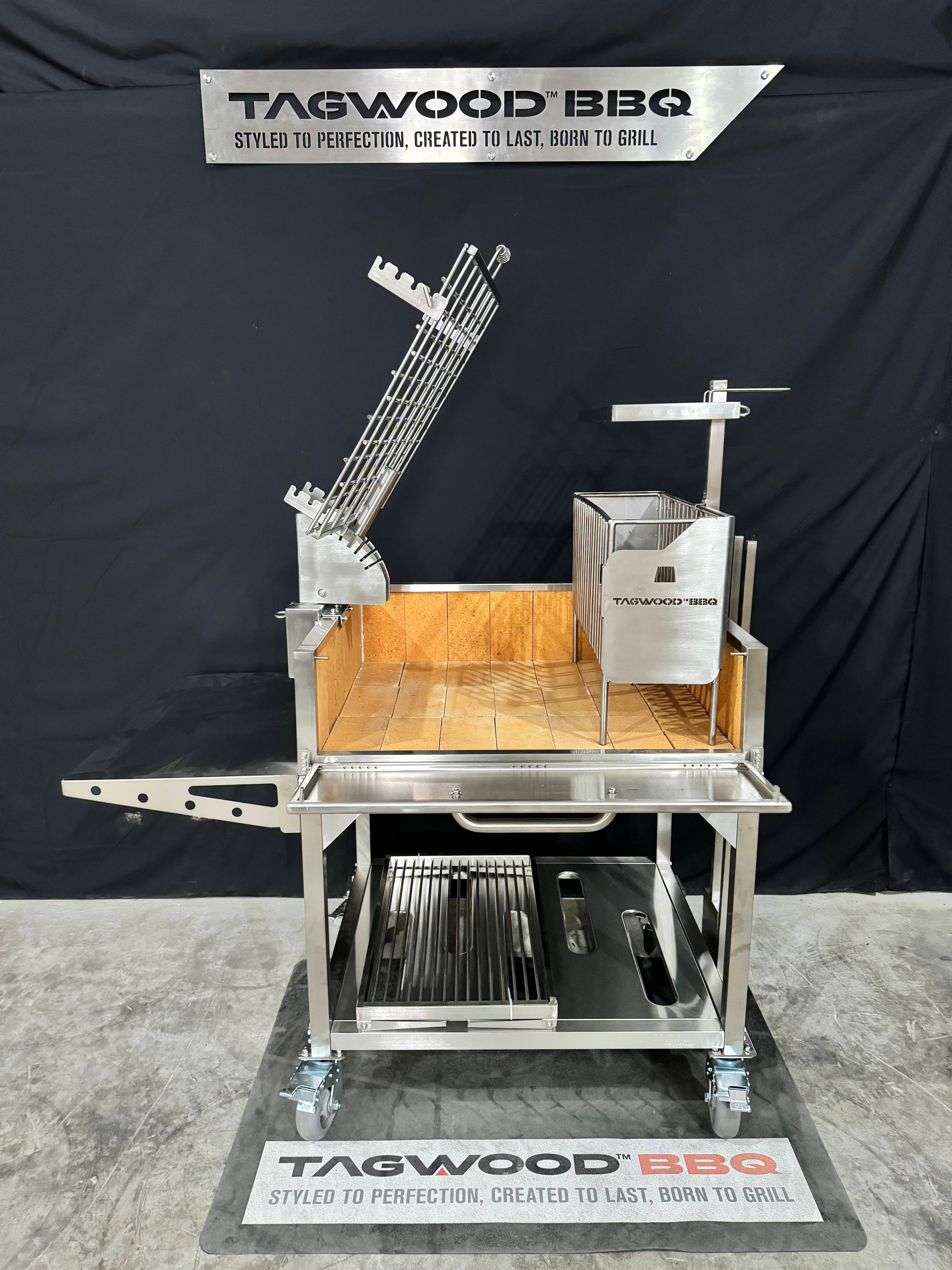 Tagwood BBQ33SS Freestanding Santa Maria Grill