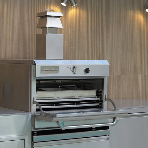 Argentine Charcoal Oven Fire Grill 2 Cooking Levels Stainless Steel Tagwood TAG01