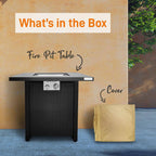 Outdoor Propane Fire Pit Table