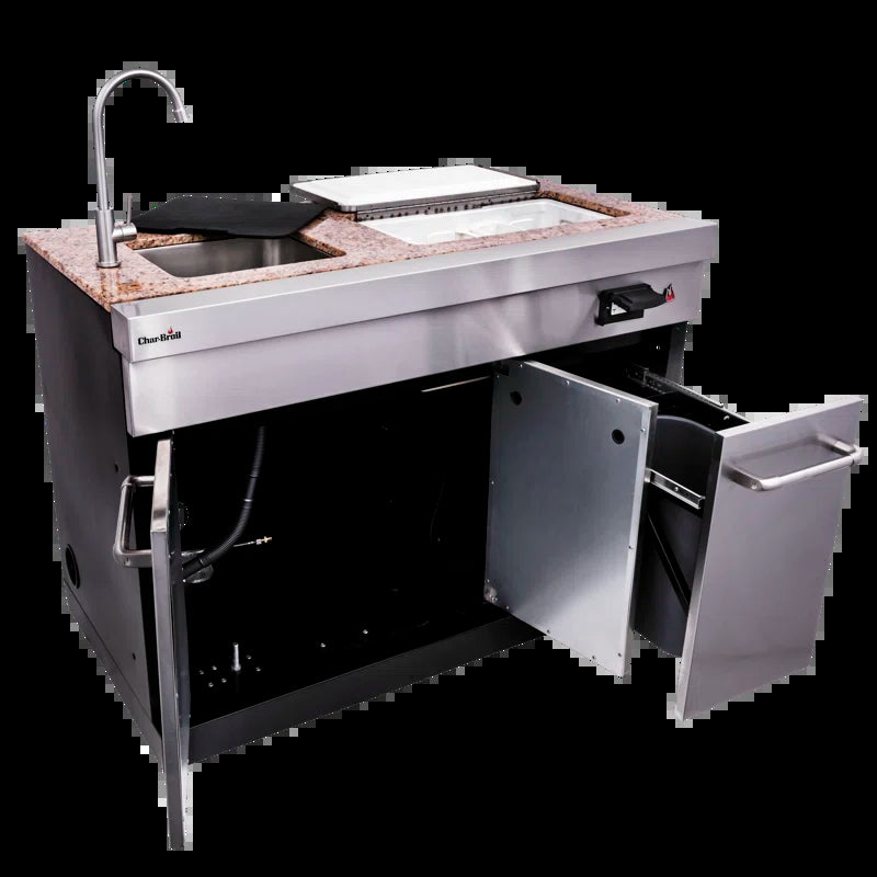Medallion Series Modular Outdoor Kitchen Sink & Entertainment Module