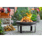 Cook King 111262 Viking Fire Bowl, 31.5 In. Dia, Wood Burning Fire Pit