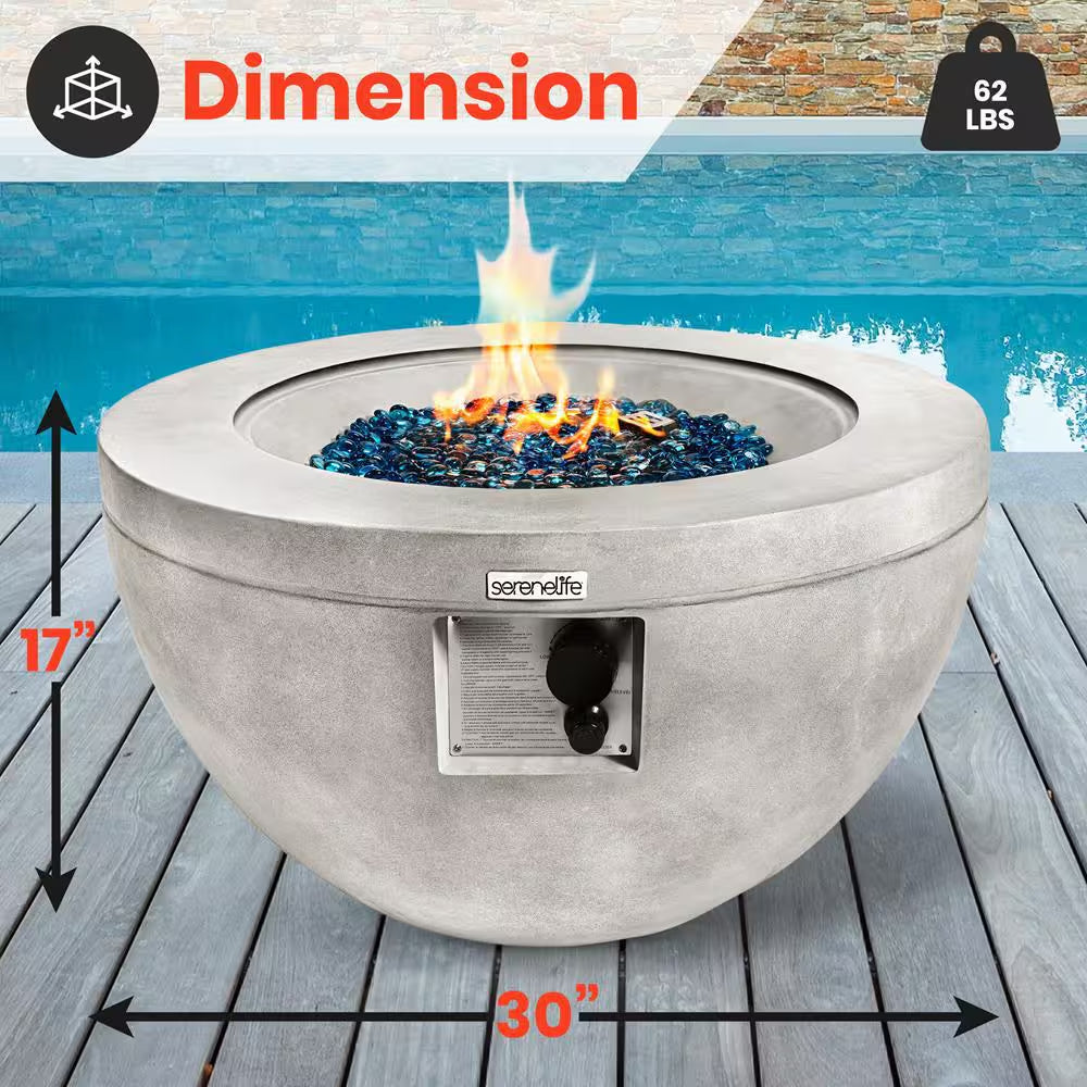 Outdoor Propane Fire Pit Table