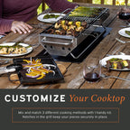 Hibachi Grill Outdoor - Yakitori Grill - Japanese Grill Tabletop Charcoal Gri...