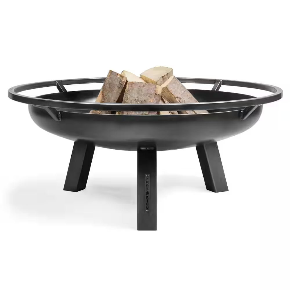 Cook King 111267 Porto Fire Bowl, 31.5 In. Dia, Wood Burning Fire Pit